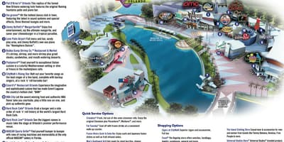 Universal Orlando citywalk نقشه